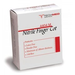 Tech-Med Nitrile Finger Cots ( Small ), 144/bx