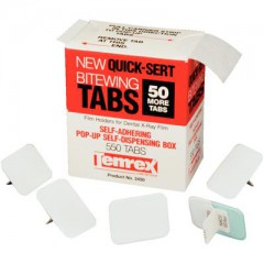 Bitewing Tabs, X-Ray Film Holders, Tab Style Dispenser, 550/Box