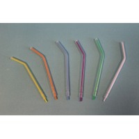 TMG (Woodpecker) Disposable Air water Syringe Tips - Clear tips / Colore cores, Clear - 500/Bag