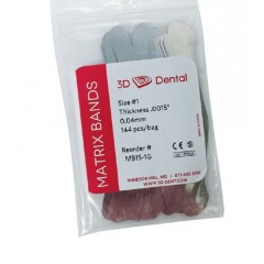 3D Dental Matrix Bands .002 144/Pk #2