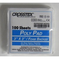 Crosstex 4 x 100 Poly Mixing Pads Dental Craft Hobby Poly Epoxy Glue Composite 3"x3"